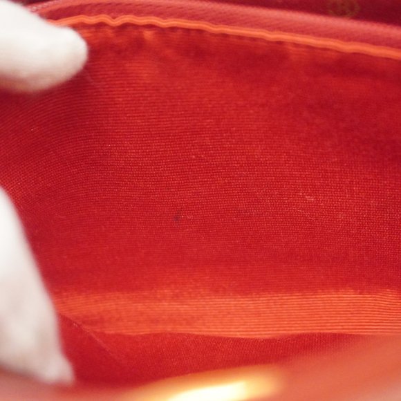 Chanel Matelasse Chain Shoulder Bag, Lambskin, Red, Women's - Picture 16 of 16